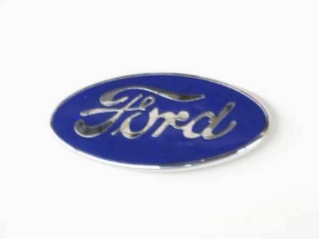 28-30 Ford Model A Radiator Shell Emblem – Blue Oval, Chrome Edge – Hot Rat Street Rod